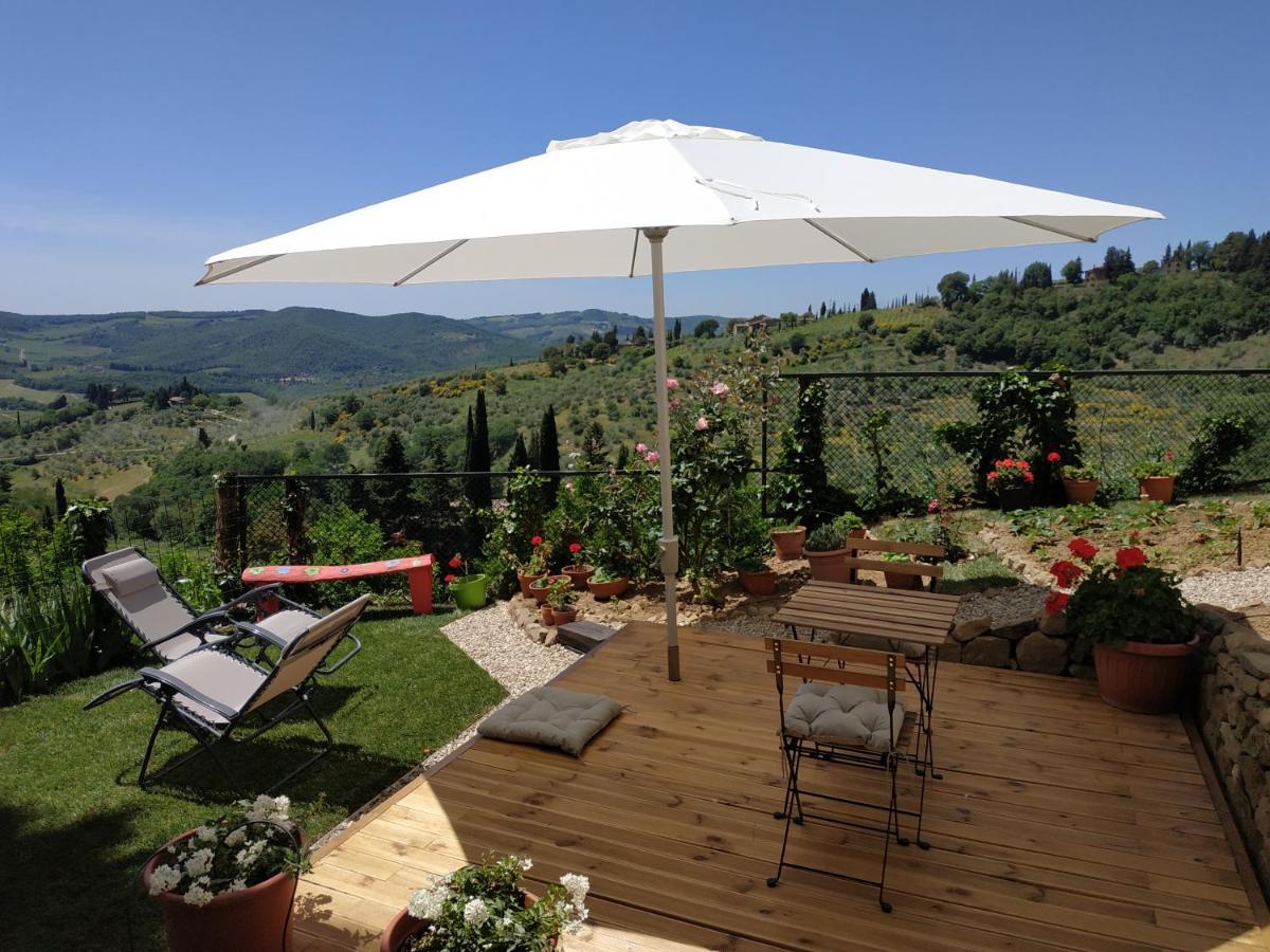 B&B Panoramic Greve in Chianti Eksteriør billede