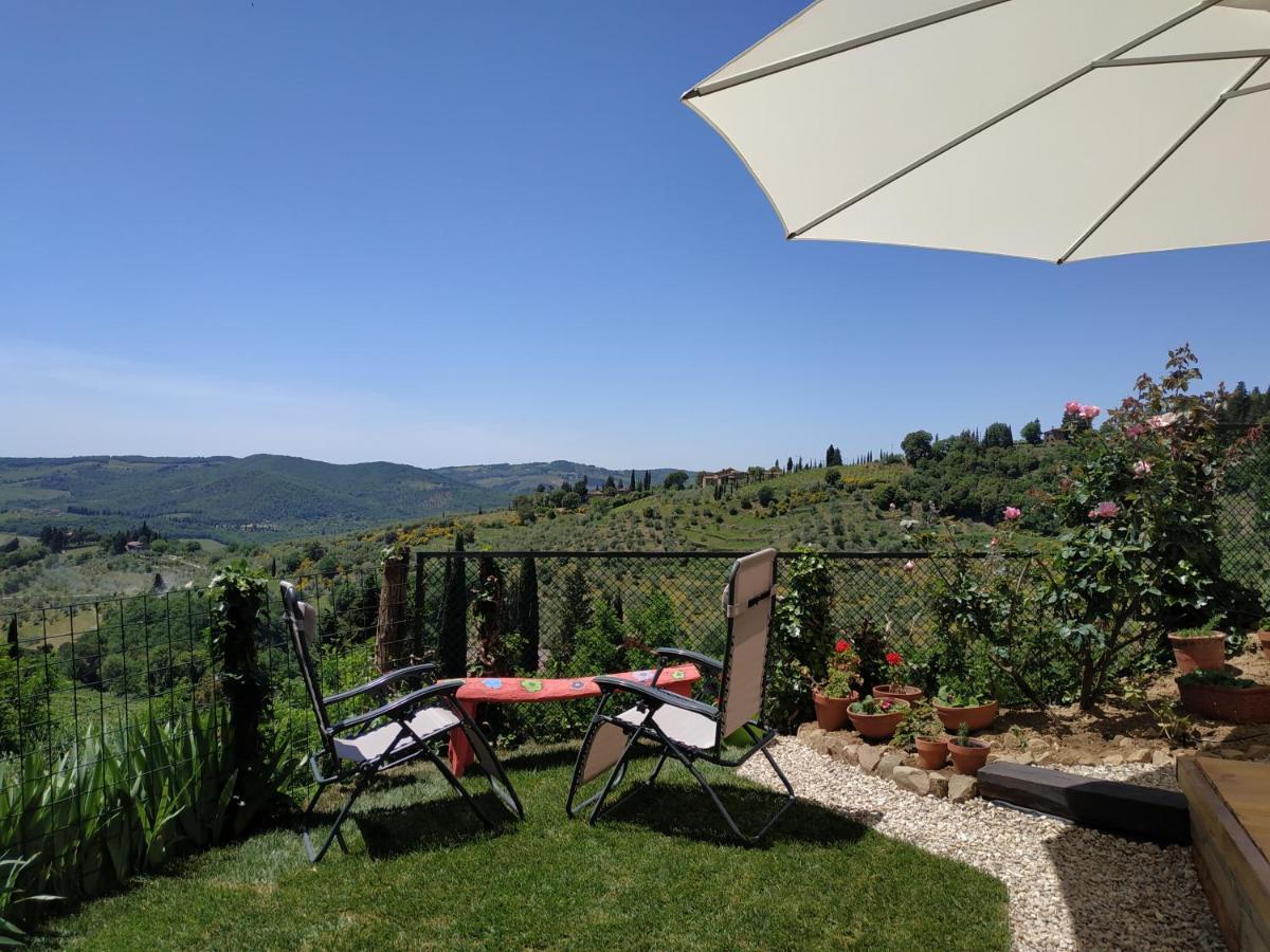 B&B Panoramic Greve in Chianti Eksteriør billede